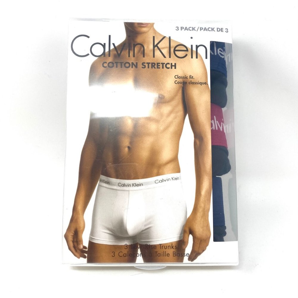 💖MEGA SALE💖Calvin Klein Men 3 Pack Soft Cotton Stretch Trunk Black NU2664916 - Picture 4 of 8